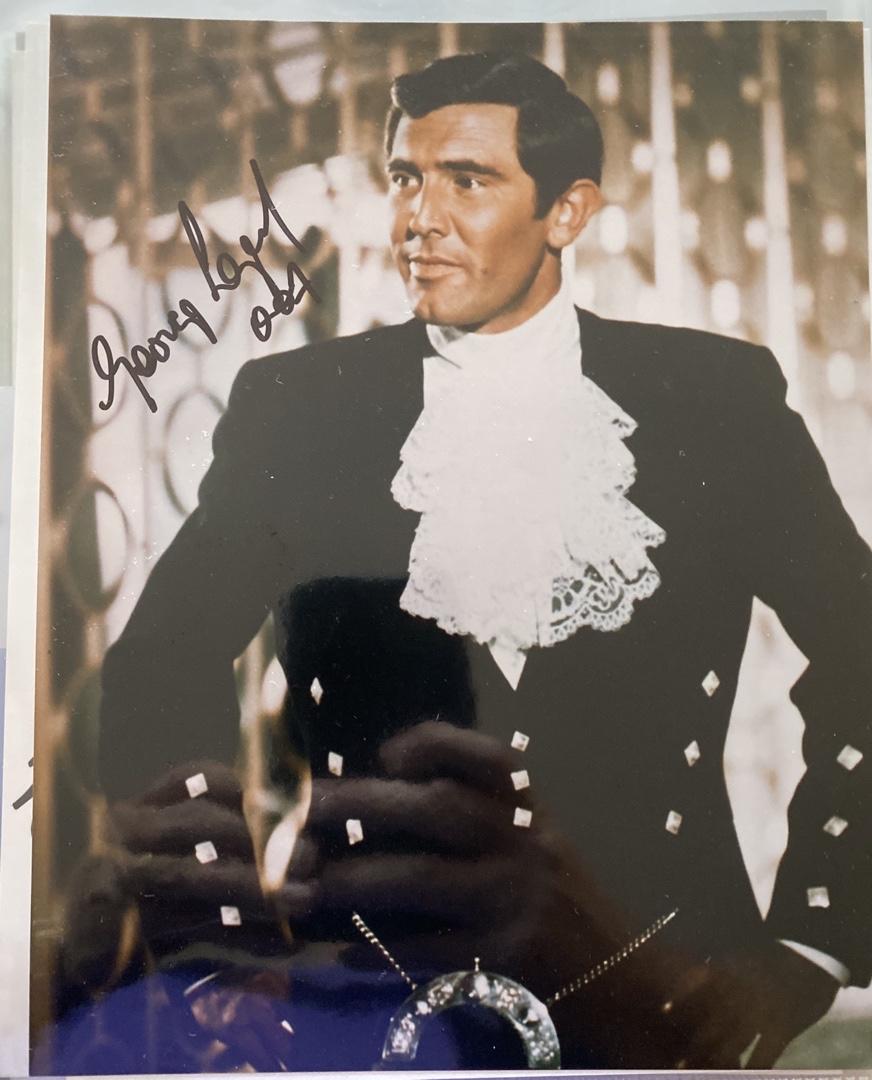 George Lazenby Signed 8X10 Photo (James Bond) - JSA COA